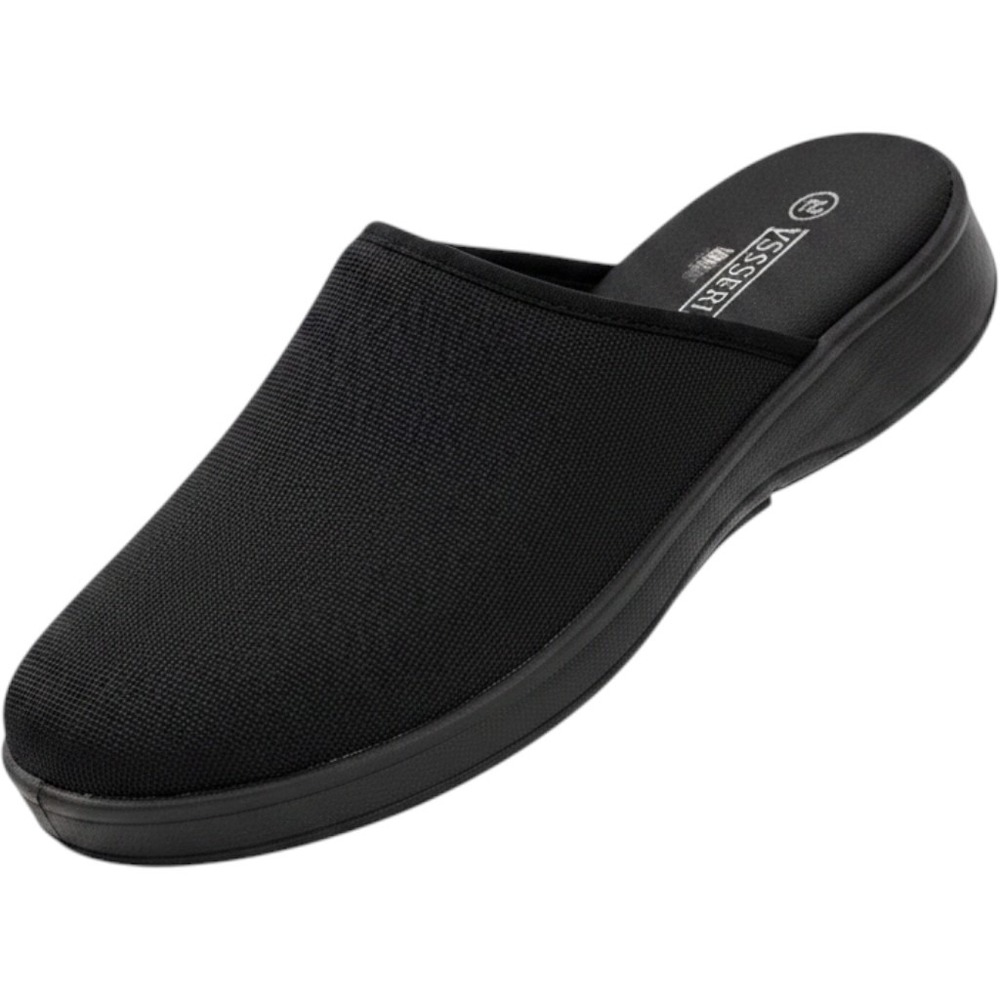 Predictions Vintage Y2K Black Mesh Slip-On Mules Comfort Clogs Women's Size 8.5